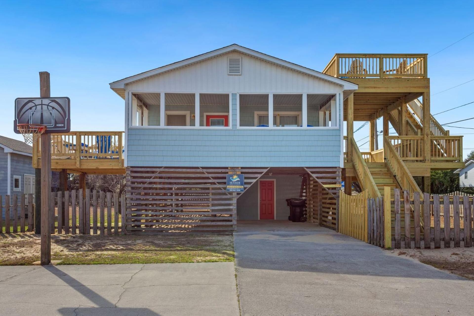 4011 The Dogs House 2 Min Walk To Beach Кити Хоук Екстериор снимка